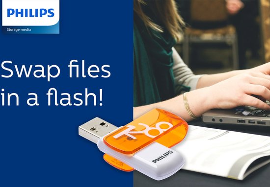 Philips USB stick - 2.0 128 GB Vivid - Orange