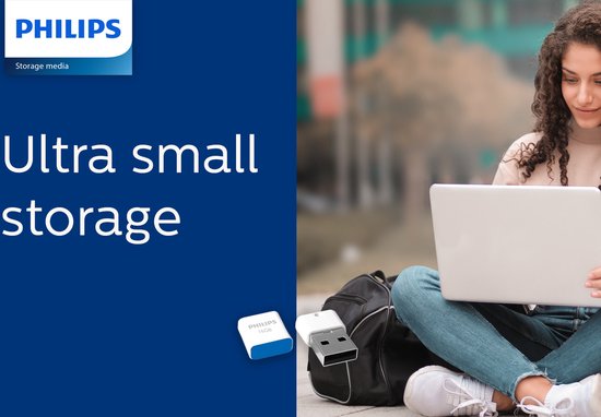 Philips Pico USB stick - 2.0 - 16 GB - Blue