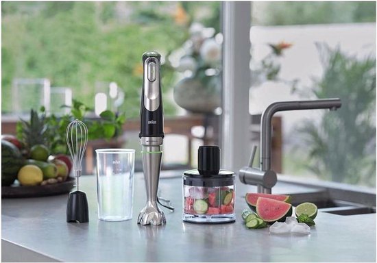 Braun MultiQuick 9 MQ 9135XI Immersion Blender - 1200W - 0.6 liter - Black