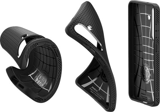 Spigen Liquid Air hoesje - Samsung Galaxy S25 - Matte zwart
