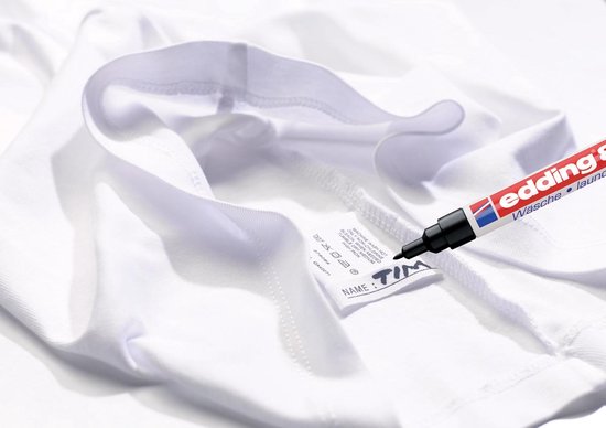 Edding 8040 laundry marker - permanent 1 mm - Black