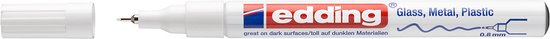 Edding 780 gloss paint marker - round 0.8 mm - Aluminium white