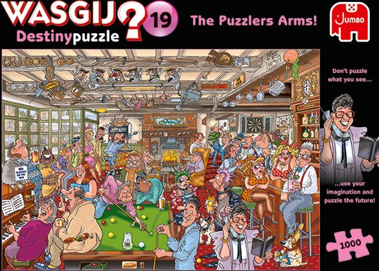 Wasgij Destiny 19 puzzel - Café De Puzzelhoek - 1000 stukjes