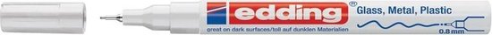Edding 780 gloss paint marker - round 0.8 mm - Aluminium white