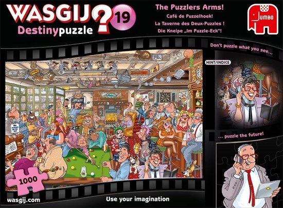 Wasgij Destiny 19 puzzel - Café De Puzzelhoek - 1000 stukjes