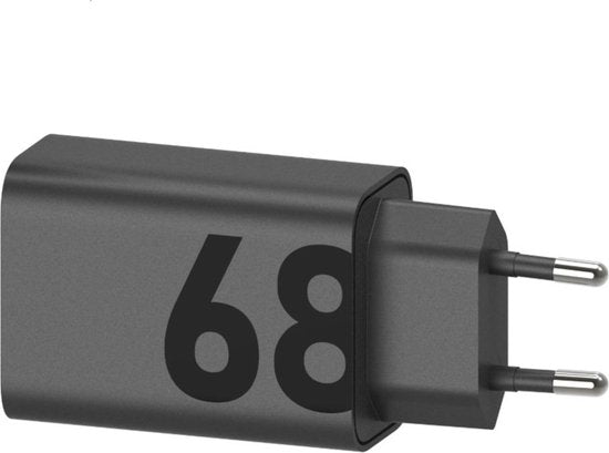 Motorola TurboPower thuislader - 68W met USB-C kabel - Zwart
