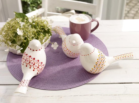 Edding 4200 porcelain brush pens set of 6 - brush tip 1-4 mm dishwasher-safe - Warm colours