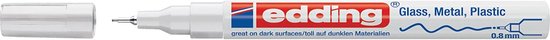 Edding 780 gloss paint marker - round 0.8 mm - Aluminium white