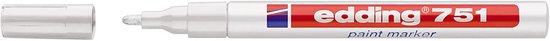 Edding 751 paint marker - permanent round nib - White