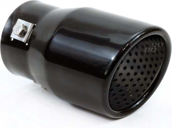 Uitlaat sierstuk - MT 017B - RVS - Zwart