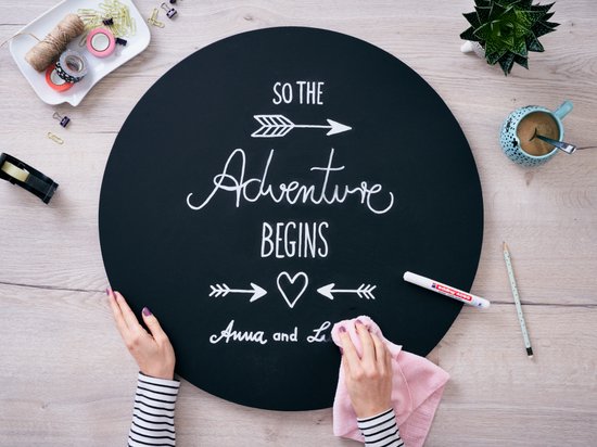 Edding 4095 Chalk Markers - Washable Round Nib 2-3 mm - 9 Colors - 10 Pieces