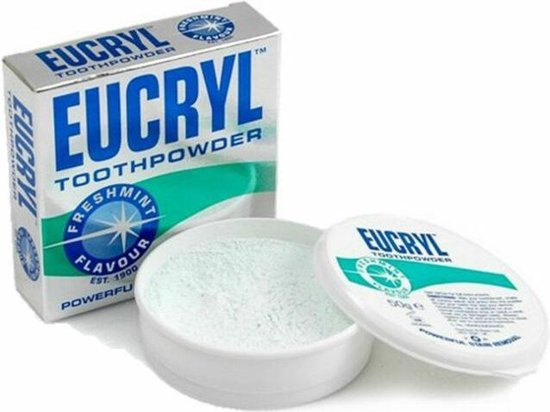 Eucryl tandpoeder - fresh mint - 50 gram
