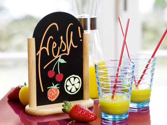 Edding 4095 chalk marker set of 5 - round nib 2-3 mm - wipeable - White