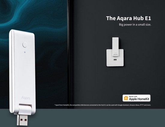 Aqara Hub E1 - Zigbee hub - Aqara app & HomeKit