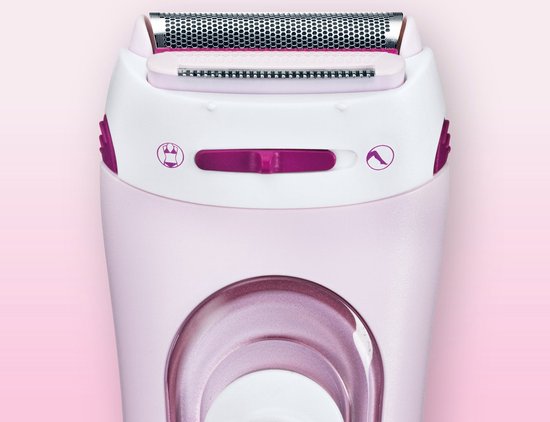 Braun Silk-épil shaver - electric with trimmer system cordless - Pink