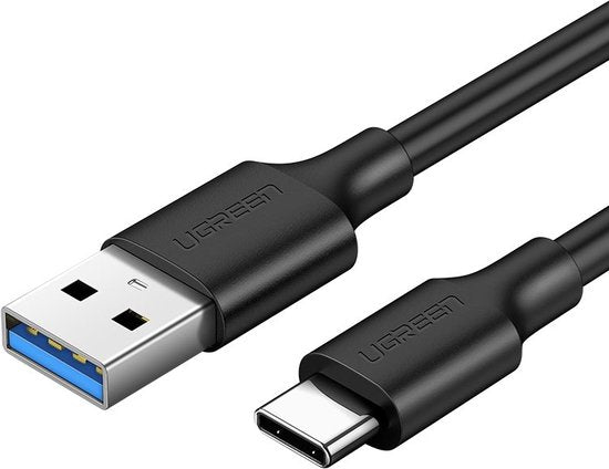 Ugreen USB-A to USB-C Cable - USB 3.0 Fast Charging 3A - 2 Meter - Black