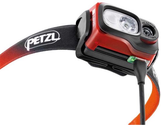 Petzl Swift RL hoofdlamp - 1100 lumens met batterij - Oranje