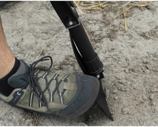 Trizand folding shovel - 3-in-1 with pickaxe and saw