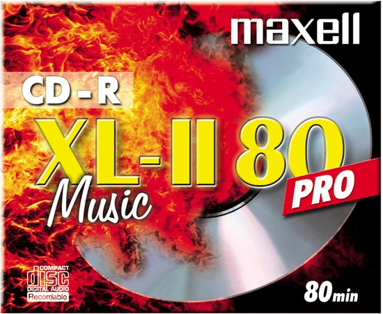 Maxell audio CD-R - 700 MB 80 minuten - jewel case - 10 stuks