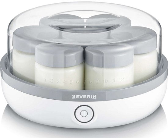 Severin JG 3518 yoghurtmaker - Wit/Grijs