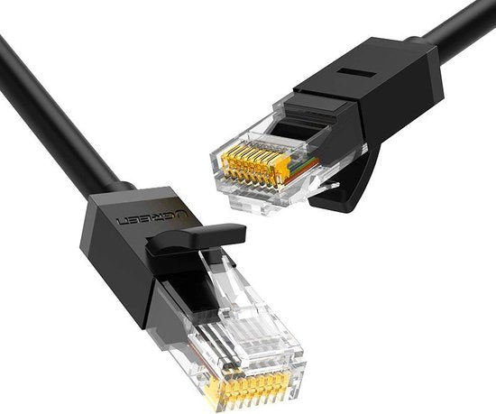 Ugreen Internetkabel 3 meter | CAT 6 | RJ45 | 1000Mbps | Zwart