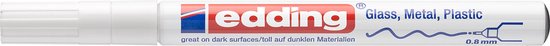 Edding 780 gloss paint marker - round 0.8 mm - Aluminium white