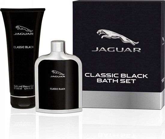 Jaguar Classic Black gift set - eau de toilette 100 ml + shower gel 200 ml