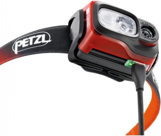 Petzl Swift RL hoofdlamp - 1100 lumens met batterij - Oranje