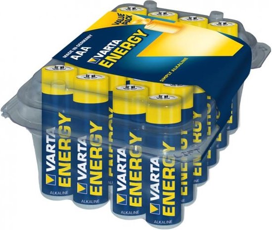 Varta AAA Batteries - Alkaline LR03 - 24 Pack