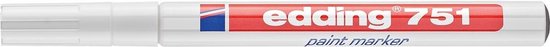 Edding 751 paint marker - permanent round nib - White