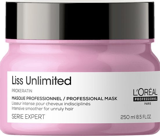 L'Oréal Professionnel Liss Unlimited haarmasker - weerbarstig haar - Serie Expert - 250 ml