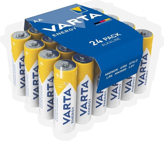 Varta Alkaline Batteries - AA LR06 - 24 pieces