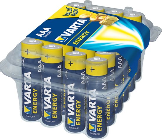 Varta AAA Batteries - Alkaline LR03 - 24 Pack