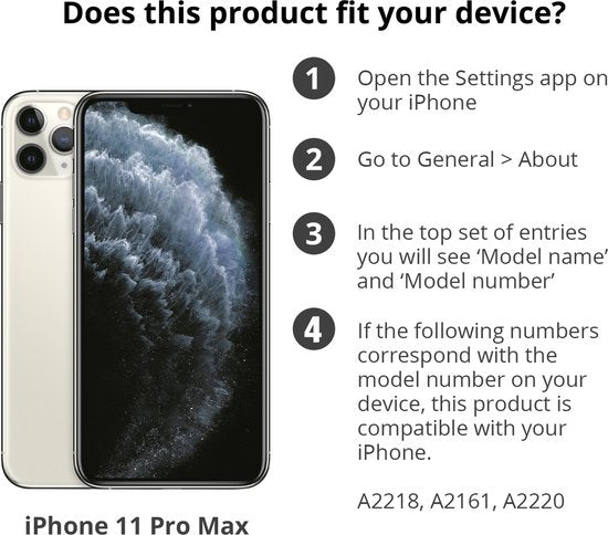 Apple iPhone 11 Pro Max hoesje - MagSafe - Transparant