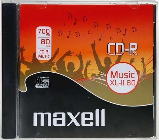 Maxell audio CD-R - 700 MB 80 minuten - jewel case - 10 stuks