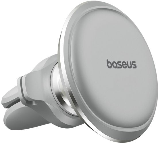 Baseus Phone Holder - Magnetic Car Air Vent - Silver
