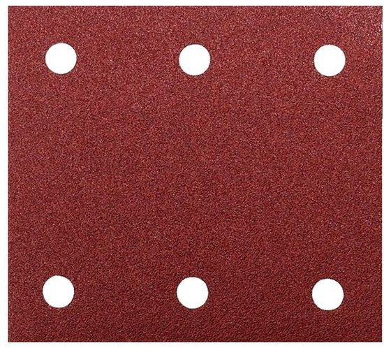 Makita Sanding Sheet - P-33124 Red delta velcro K120 - 114×102 mm - 10 pieces