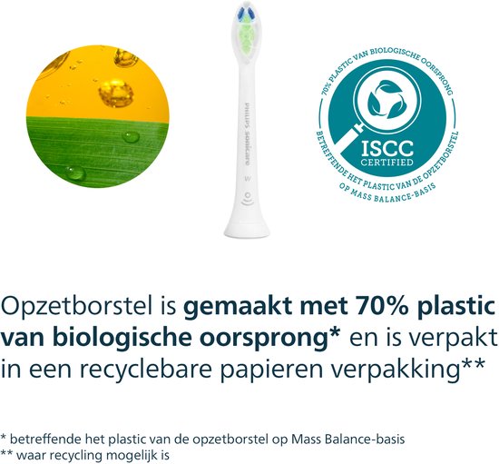 Philips Sonicare Optimal White W2 brush heads set of 6 - electric toothbrush - White