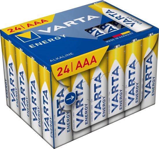 Varta AAA batterijen - alkaline LR03 - 24 stuks