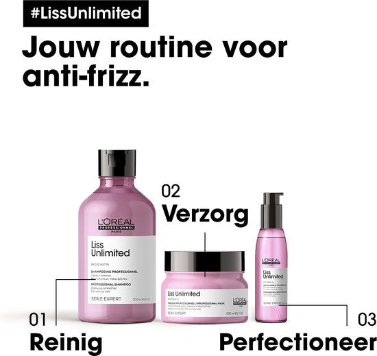 L'Oréal Professionnel Liss Unlimited haarmasker - weerbarstig haar - Serie Expert - 250 ml