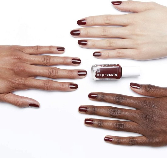 Essie Expressie Nail Polish - 290 Not So Low-Key - Quick Dry - 10 ml - Red