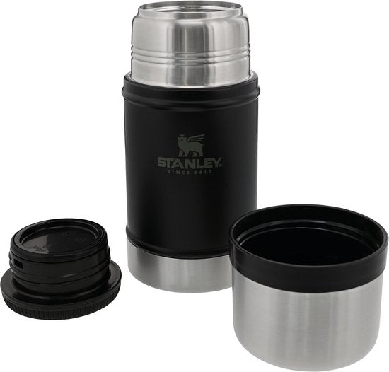 Stanley Classic voedselcontainer - 0,7 liter - 15 uur warm - lekvrij - Matte Black