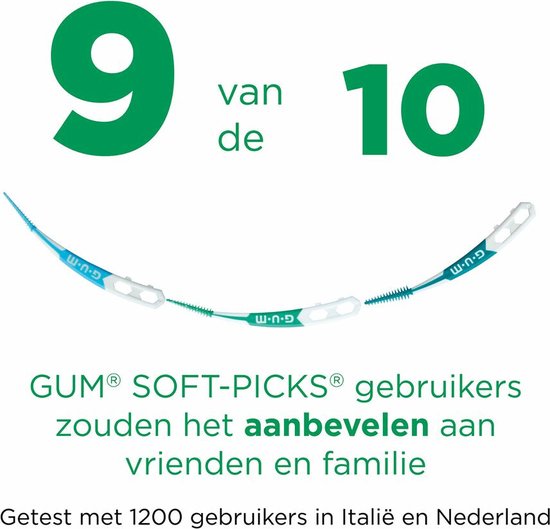 GUM Soft-Picks Advanced tandenstokers - large - 30 stuks
