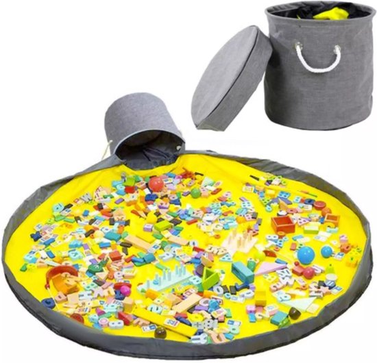 Lego opbergkleed - speelmat organizer - Geel