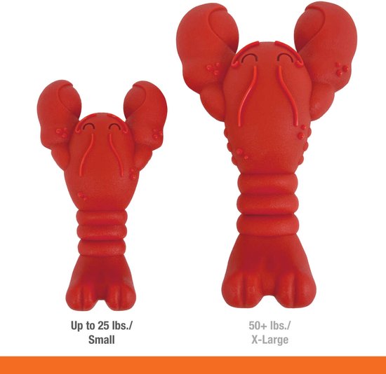 Nylabone hondenspeelgoed - Chew kreeft rundfilet - XL tot 35 kg - Rood