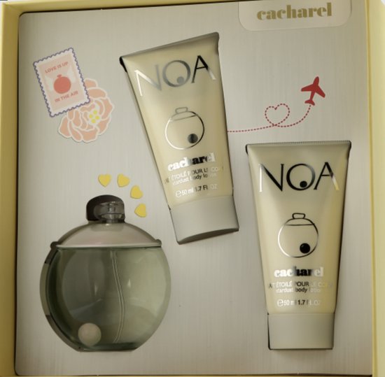 Cacharel Noa gift set - eau de parfum with body lotion - women - 100 ml