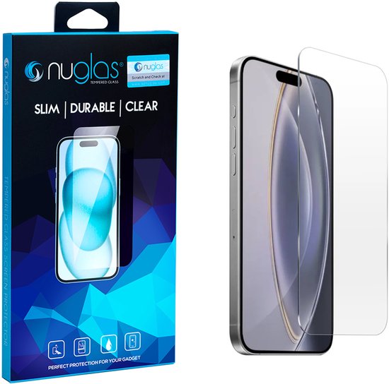 NuGlas screen protector - iPhone 13/13 Pro/14/16 - 2.5D