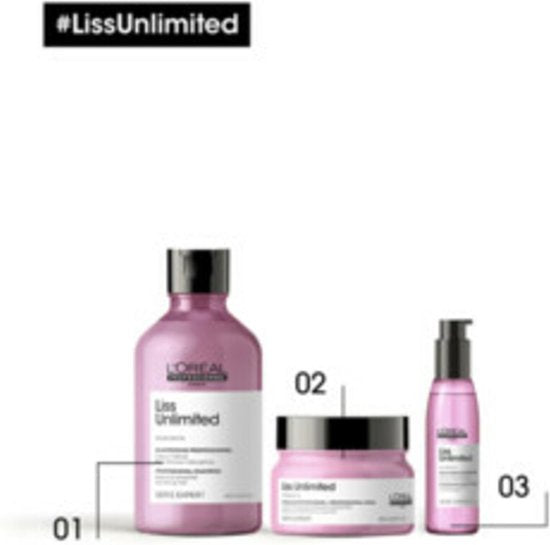 L'Oréal Professionnel Liss Unlimited haarmasker - weerbarstig haar - Serie Expert - 250 ml
