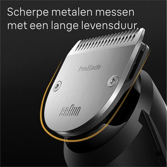 Braun Beard Trimmer - Series 9 BT9440 - ProBlade 3.2 cm trimming blade - 100 min run time - Black