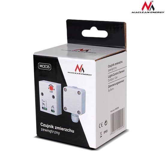 Maclean MCE35 dusk-to-dawn switch - external sensor - max 3450W